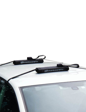 Ocean & Earth Quick Rax soft rack for cars without roof gutters - Black