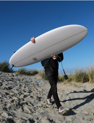 Seastix Deckhand Surfboard 6ft 6 Futures - Blue Spray