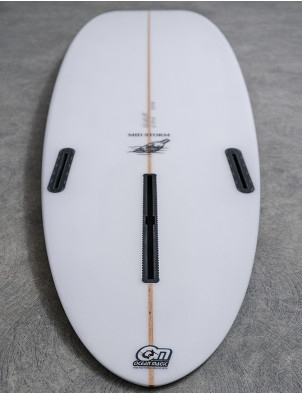 Seastix Mid Storm Surfboard 7ft 6 Futures - White
