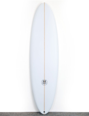 Seastix Mid Storm Surfboard 6ft 6 Futures - White