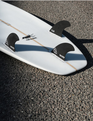 Seastix Slider Mini Mal Surfboard 7ft 6 Futures - White