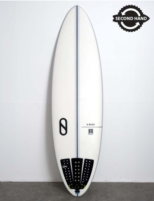 Second Hand Slater S Boss surfboard 5ft 9 Futures - White