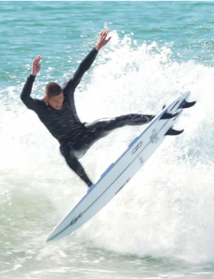 Firewire Ibolic Boss Up surfboard 7ft 6 Futures 2026 - White