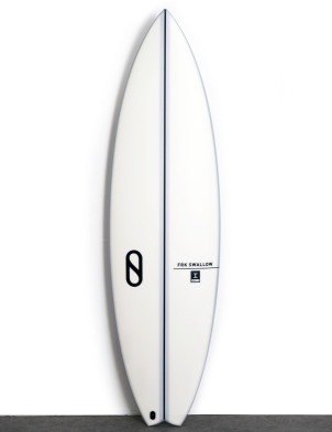 Slater Designs Ibolic FRK Swallow Surfboard 5ft 8 Futures - White