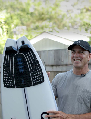Slater Designs Ibolic FRK Swallow Surfboard 6ft 1 Futures 2026 - White