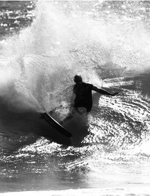 Slater Designs Volcanic Great White surfboard 5ft 7 - Futures