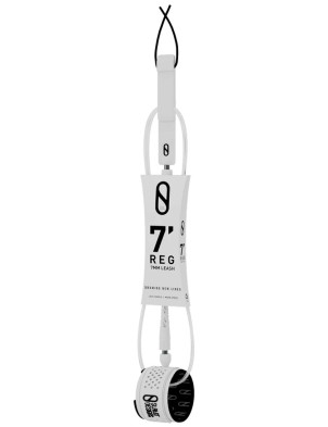Slater Designs Regular Surfboard leash 7ft - Clear 