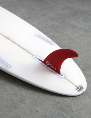Slice RTM Hexcore 7" Single fin - Red 