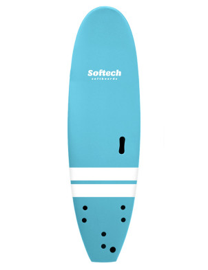 Softech Roller Hand Shaped soft surfboard 7ft 6 - Blue