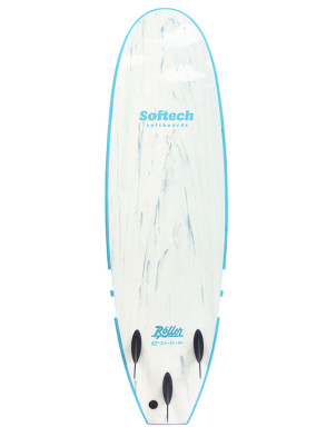 Softech Roller Hand Shaped soft surfboard 8ft 0 - Blue