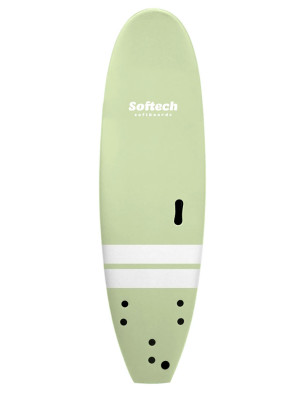 Softech Roller Hand Shaped soft surfboard 7ft 0 - Lime