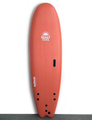 Softech Sally Fitzgibbons soft surfboard 6ft 6 - Ginger Biscuit