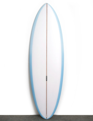 Son of Cobra Round Twin Surfboard 5ft 8 Futures - Sky Rail 