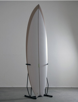Son of Cobra Rocket Twin Surfboard 5ft 8 Futures - Desert Sand