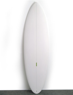 Son of Cobra Round Twin Surfboard 5ft 6 Futures - White 