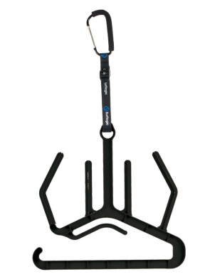 Surflogic Maxi Double Wetsuit Hanger System - Black