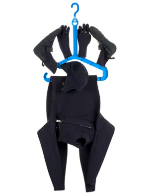Surflogic Maxi Double Wetsuit Hanger System - Blue