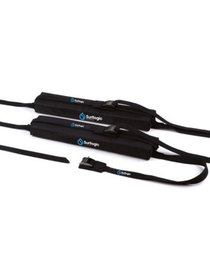 Surflogic Single Soft Roof Rack - Black