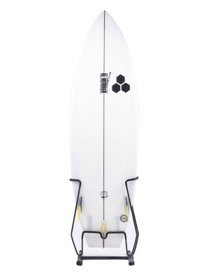 Surflogic Single Surfboard Rack with Fin Support - Black