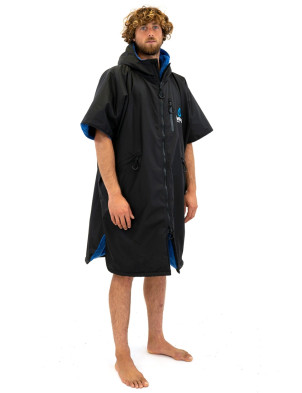 Surflogic Storm Short Sleeve Small Changing Robe - Black