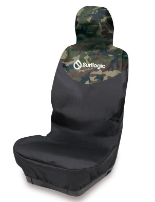 Surflogic Waterproof Seat Cover - Black/Camo 