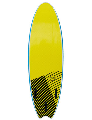 Surfworx Banshee Hybrid Soft Surfboard 6ft 0 - Azur Blue