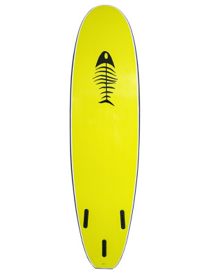 Surfworx Banshee Mini Mal soft surfboard Limited Edition 7ft 0 Package - Black