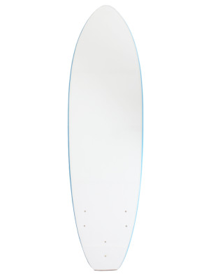 Surfworx Base Hybrid foam surfboard 6ft 0 - Azure Blue