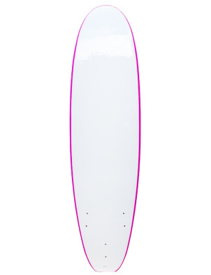 Surfworx Base Mini Mal soft surfboard 7ft 0 - Pink