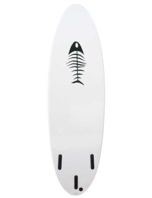 Surfworx Pro-line King Pin Hybrid soft surfboard 6ft 4 - White