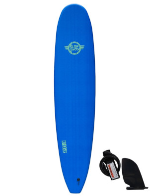 Surfworx Ribeye Longboard Soft Surfboard 9ft 0 - Navy