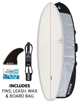 Torq Big Boy Surfboard 7ft 2 Package - Laguna Sand