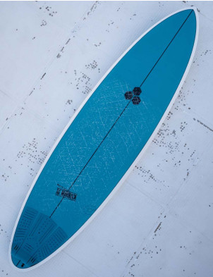 Torq x Channel Islands X-Lite M23 Surfboard 6ft 8 Futures - Marine Blue