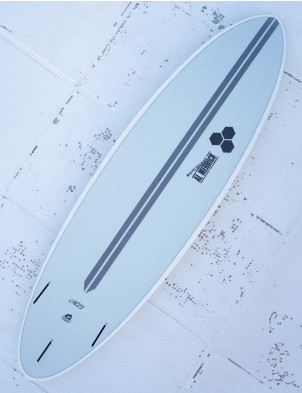 Torq x Channel Islands X-Lite M23 Surfboard 6ft 8 Futures - Oyster Grey