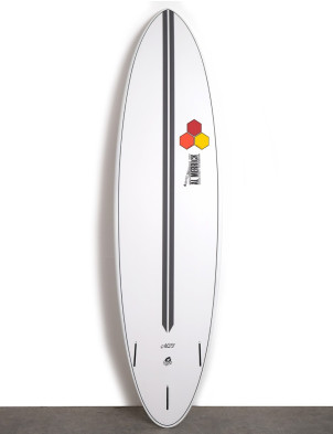 Torq x Channel Islands X-Lite M23 Surfboard 7ft 4 Futures - White