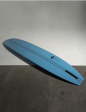 Torq Tec x Delpero Pig Longboard Surfboard 9ft 4 Single Fin - Resin Tint