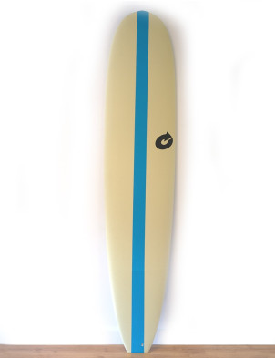 Torq Long EVA Soft Top Surfboard 9ft 0 - Sand/Blue Croc Skin