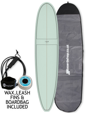 Torq Longboard surfboard 9ft 1 Package - Palm Fibre Pattern
