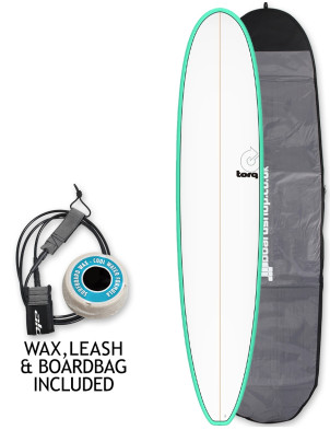 Torq Longboard surfboard 9ft 1 Package - Sea Green Pinline