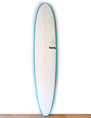 Torq Longboard surfboard 9ft 0 - Light Teal + Pinline