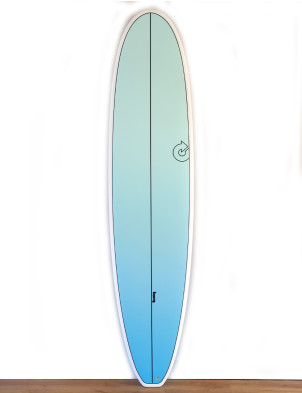 Torq Longboard surfboard 8ft 0 - Light Blue Fade