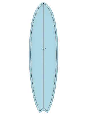 Torq Mod Fish surfboard 6ft 3 - Blue Fibre Pattern