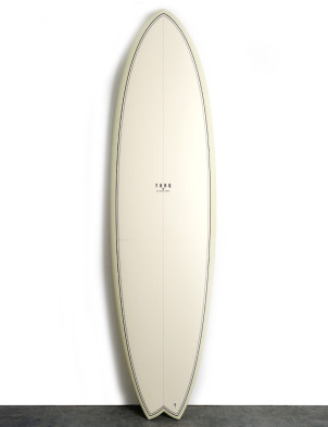 Torq Mod Fish surfboard 6ft 10 - Cream Fibre Pattern