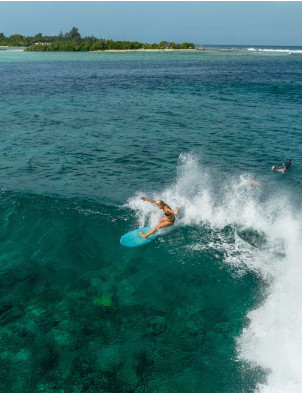 Torq Mod Fish surfboard 7ft 2 - Pop Coral