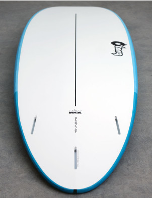 Torq Mod Fun EVA Soft Top Surfboard 7ft 2 Package - Light Blue Croc Skin