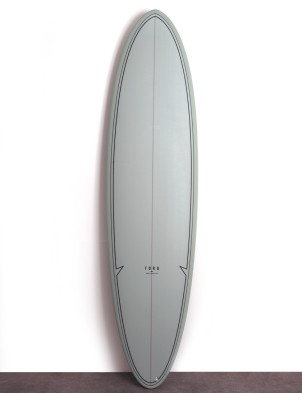Torq Mod Fun surfboard 7ft 2 - Grey Fibre Pattern