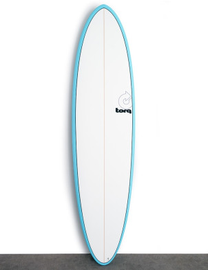 Torq Mod Fun V+ surfboard 7ft 4 - Blue + Pinline