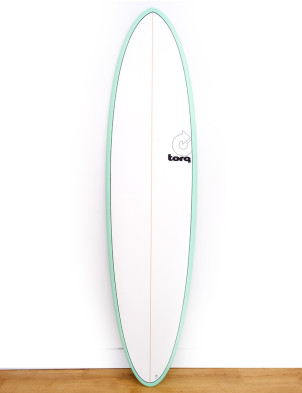 Torq Mod Fun surfboard 7ft 6 - Sea Green/Pinline