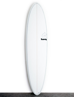 Torq Mod Fun surfboard 7ft 2 - White/Pinline