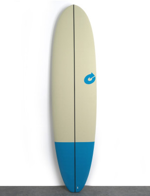 Torq Mod Fun EVA Soft Top Surfboard 8ft 6 - Sand/Blue Croc Skin